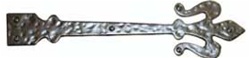 Resource 16" Fleur de Lis Style Decorative Garage Door Hinge