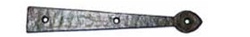 Resource 10" Traditional Spear End Decorative Garage Door Carriage Hinge