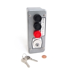 Commercial Garage Door Opener 3BLM Exterior Keyed Control Station