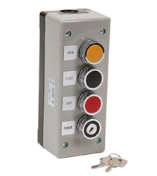 Commercial Garage Door Opener 3BXLT Exterior Keyed Control Station